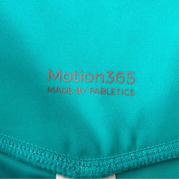Fabletics Motion 365 Aqua High-waisted Full-Length Leggings w/Pockets Sz M - Picture 12 of 16